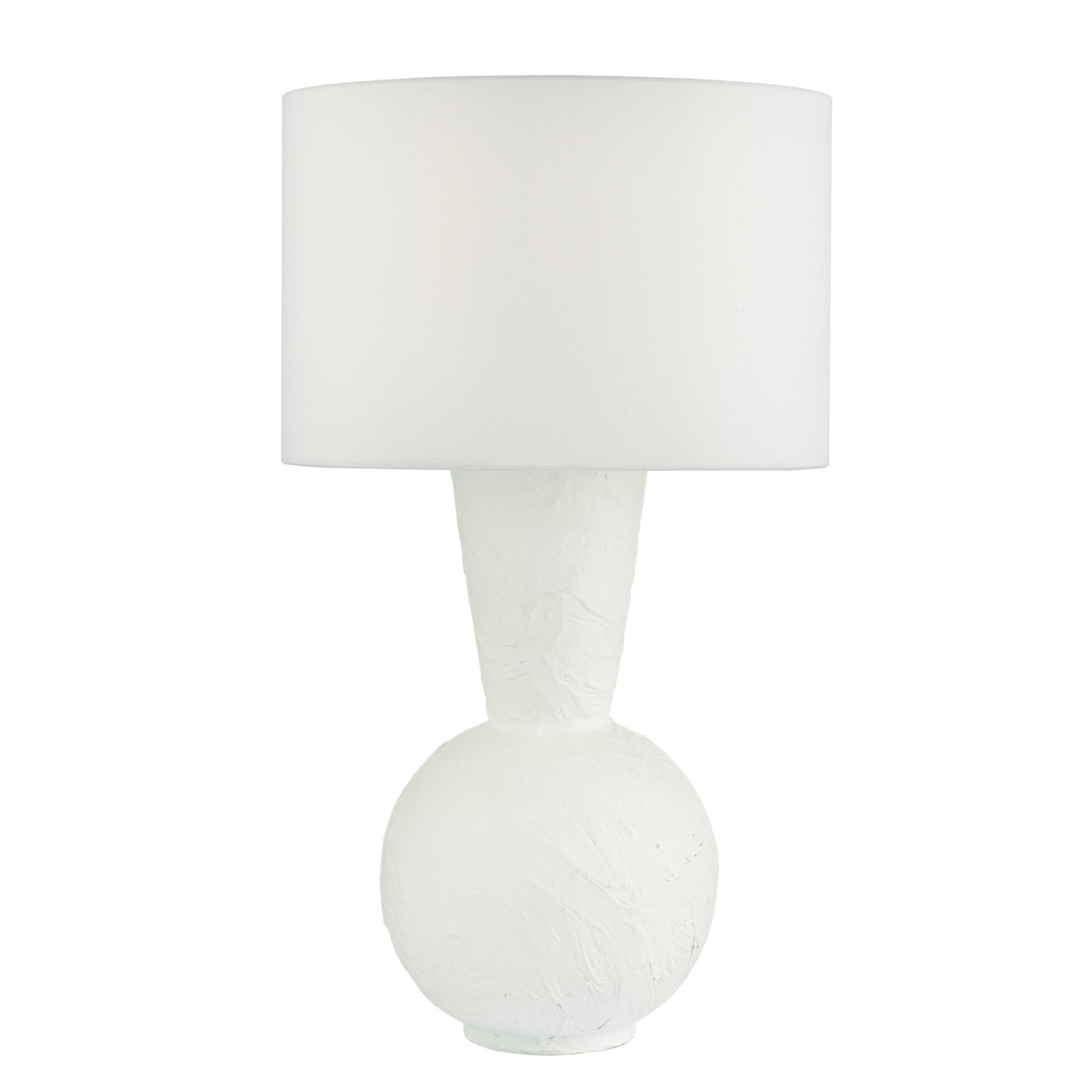 Perla Table Lamp Matt White With Shade