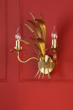Phaedra 2 Light Wall Light Gold