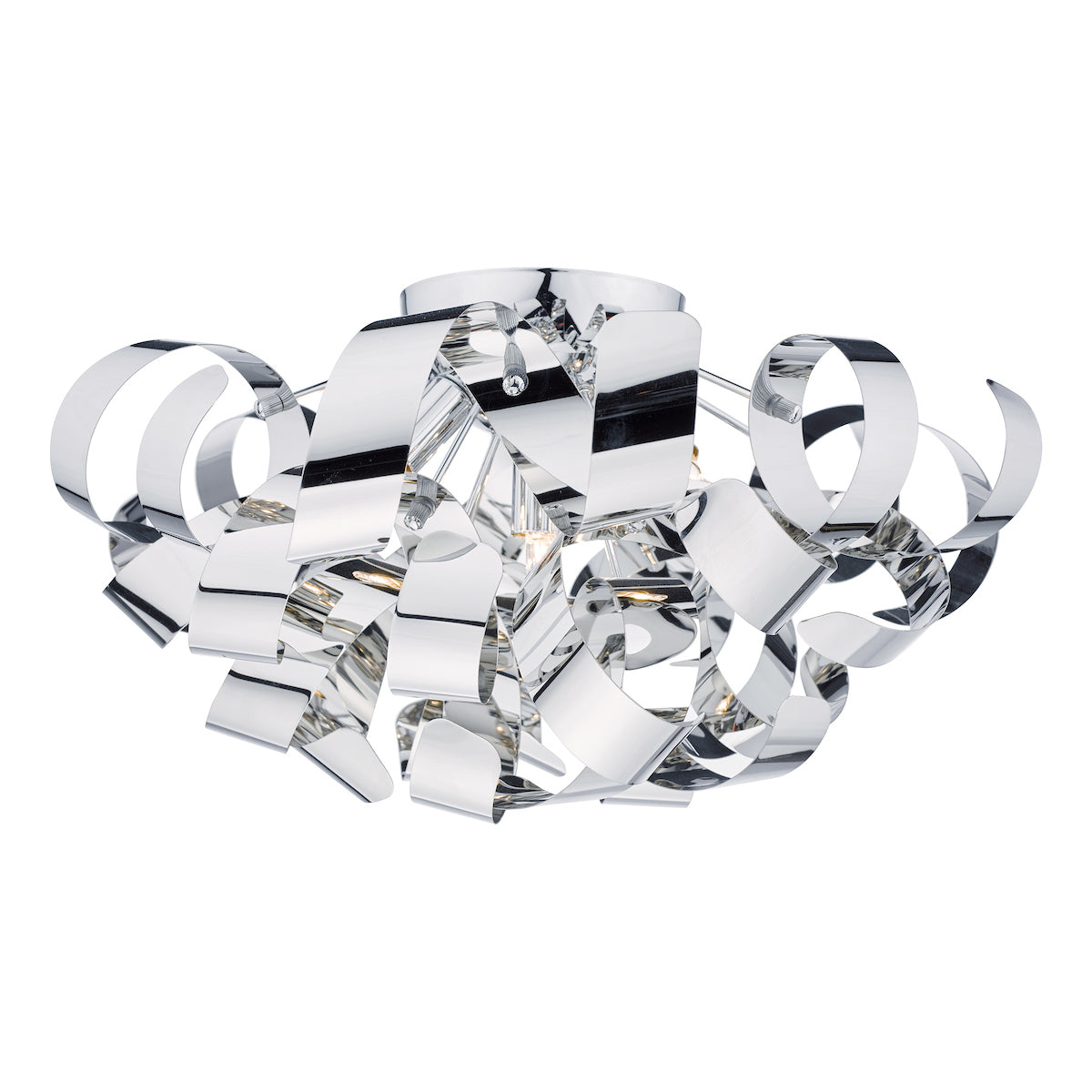 Rawley 5 Light Flush Polished Chrome 60cm