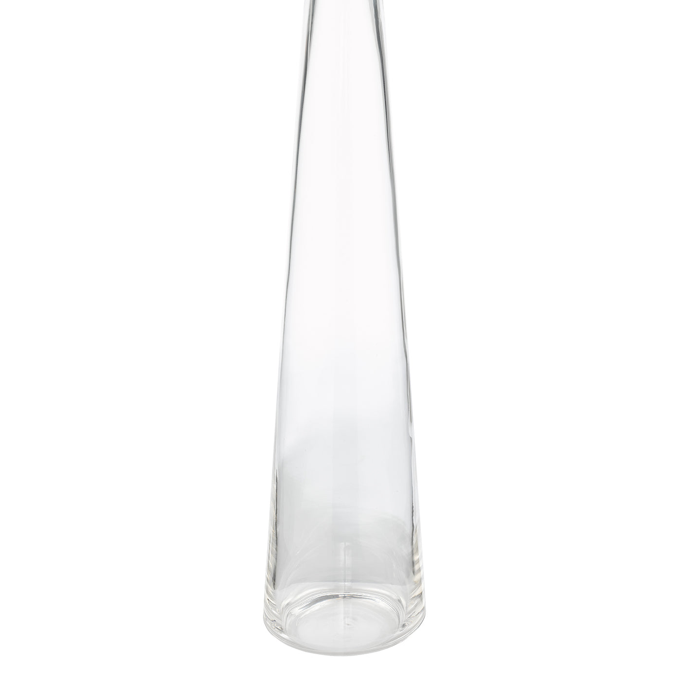 Samara Table Lamp Glass and Polished Chrome With Shade