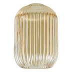 Sawyer Easy Fit Shade Champagne Ribbed Glass
