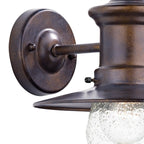 Sedgewick Outdoor Wall Light Bronze Glass IP44