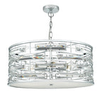 Seville 6 Light Pendant K9 Crystal Polished Chrome