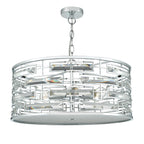Seville 6 Light Pendant K9 Crystal Polished Chrome