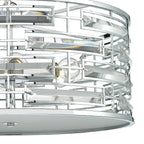 Seville 6 Light Pendant K9 Crystal Polished Chrome