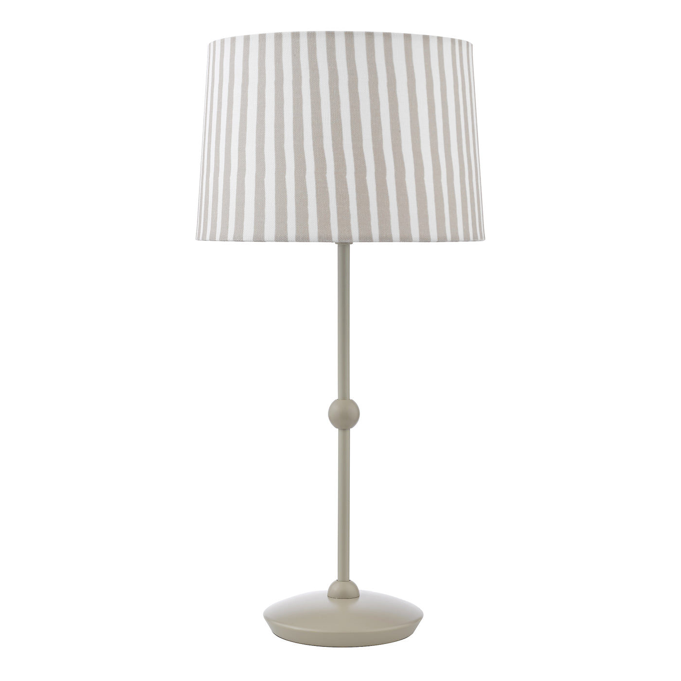 Sosa Table Lamp Matt Taupe With Shade 1