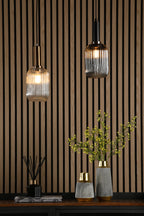 Accessory 1 Light E27 Suspension Matt Black And Bronze