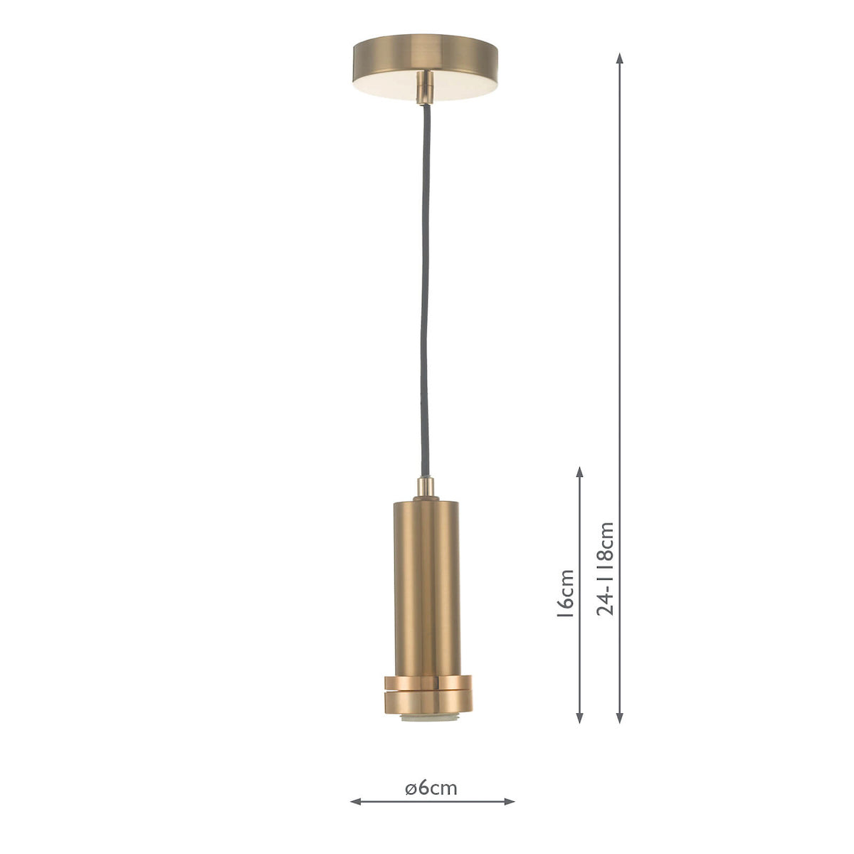 Accessory 1 Light Suspension Bronze