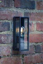 Taryn Outdoor Wall Light Matt Grey Glass IP65