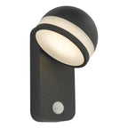 Tien Outdoor Wall Light Adjustable Head Anthracite Sensor IP65 LED