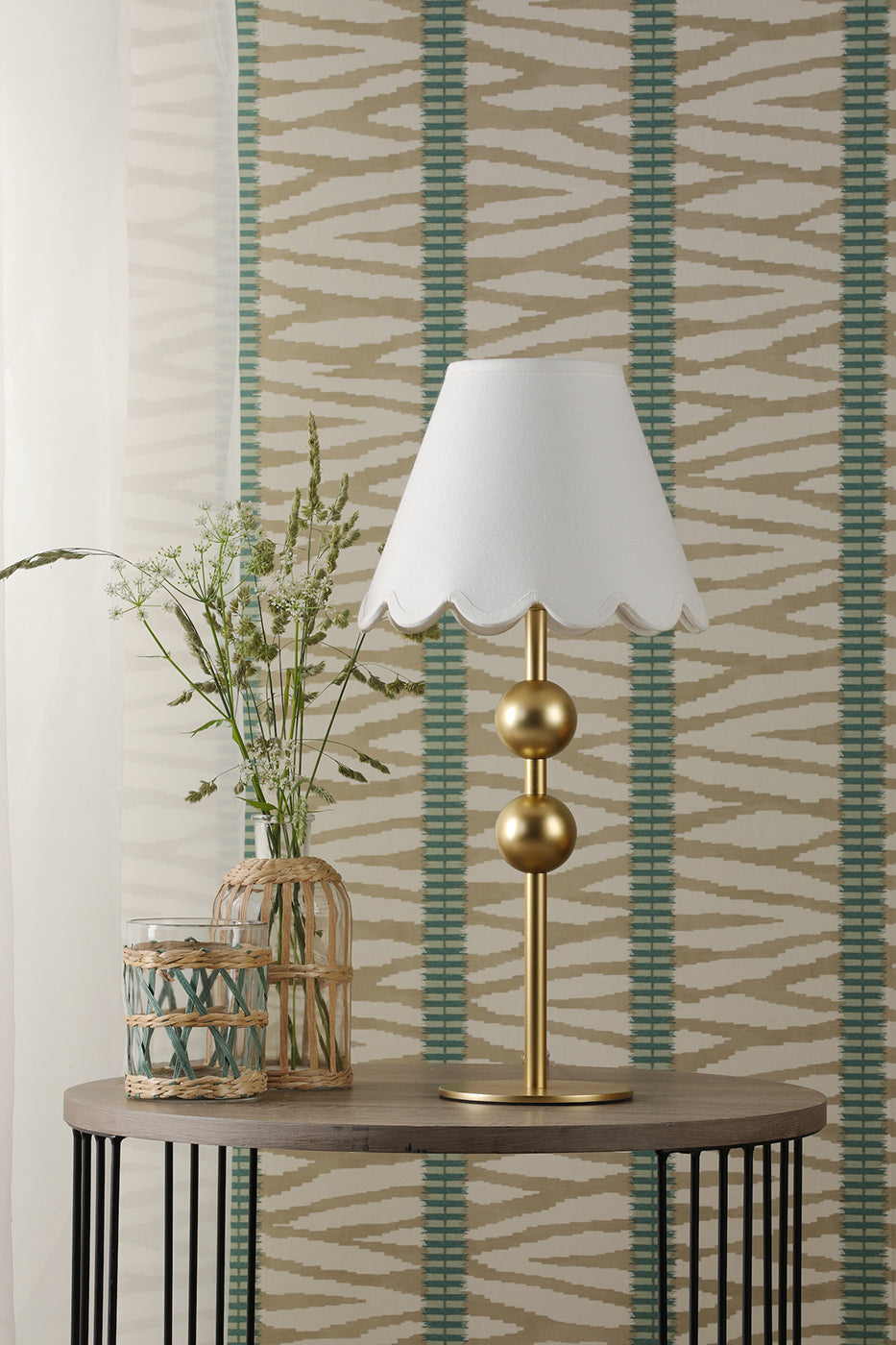 Tilda Table Lamp Satin Gold Base Only