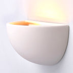 Pride Unglazed Ceramic Uplighter Wall Light (Paintable)