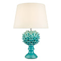Violetta Table Lamp Blue Ceramic With Shade