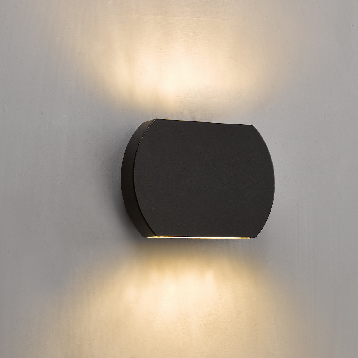 Vulcan Outdoor Wall Light Dark Grey IP44 LED