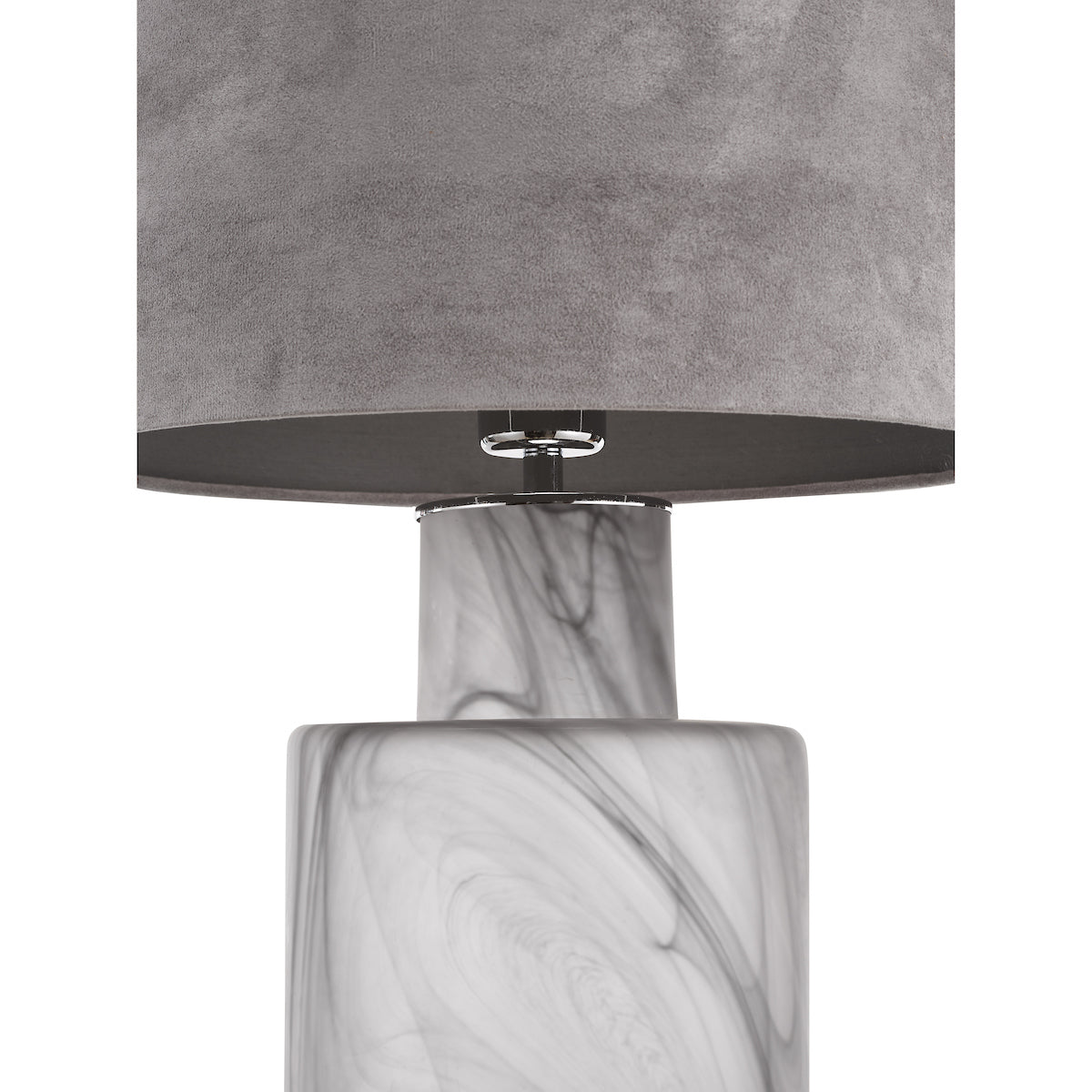 Wanda Floor Lamps Smoked Glass With Shade