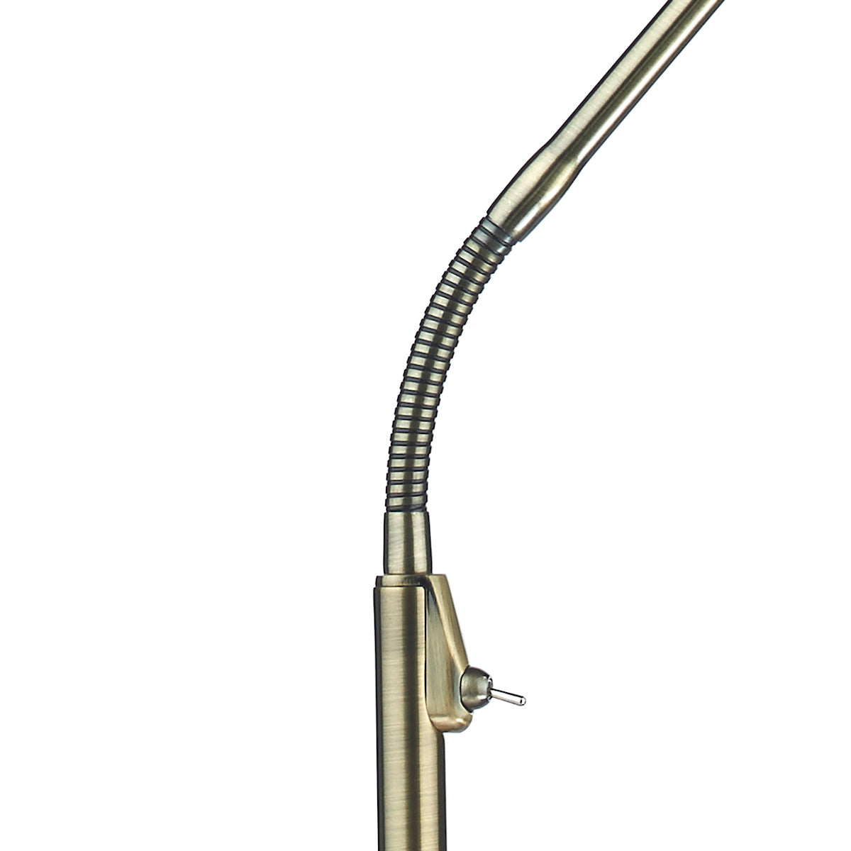 Wellington Task Floor Lamps Antique Brass LED