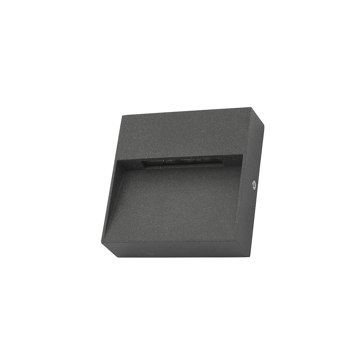 Yukon Outdoor Wall Light Square Eyelid Anthracite IP65 LED
