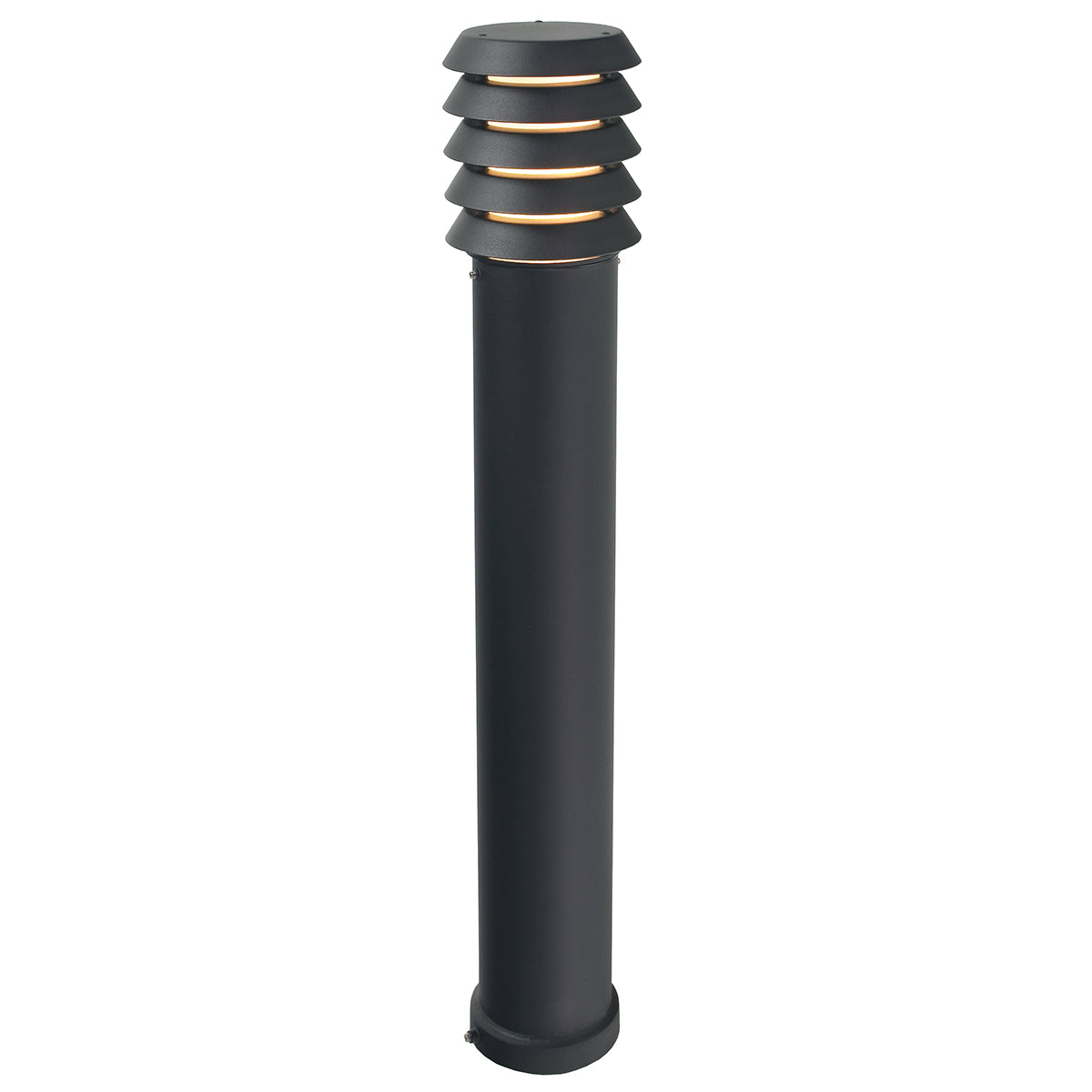 Alta Large Black Bollard Light (E27 Socket)
