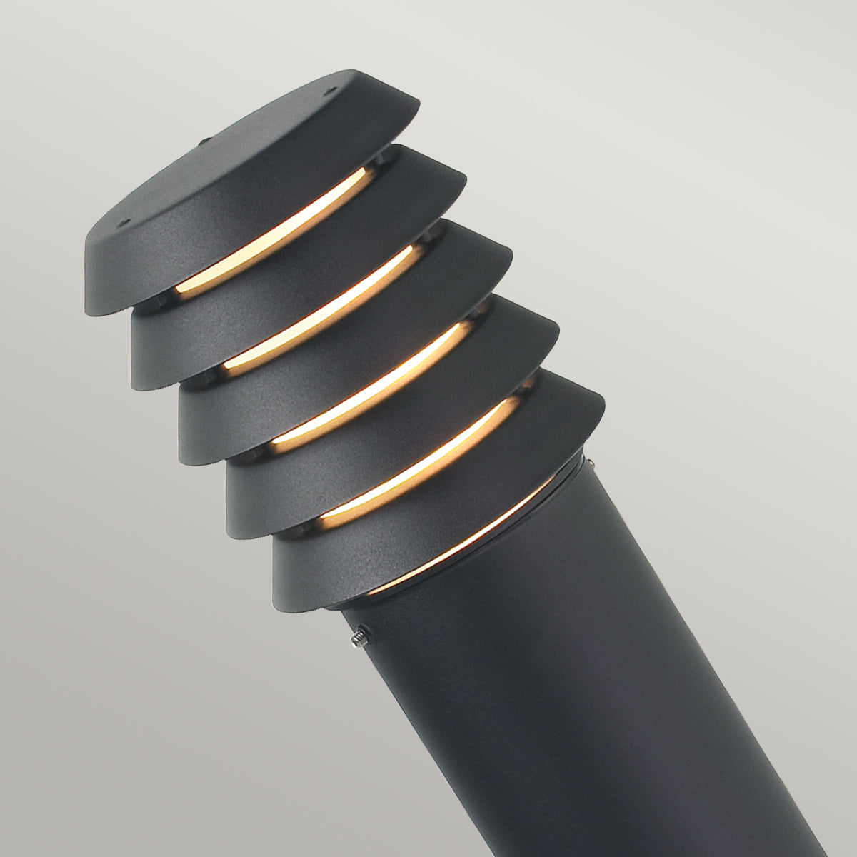 Alta Large Black Bollard Light (E27 Socket)