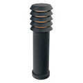 Alta Medium Black Bollard Light (E27 Socket)