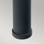 Alta Medium Black Bollard Light (E27 Socket)