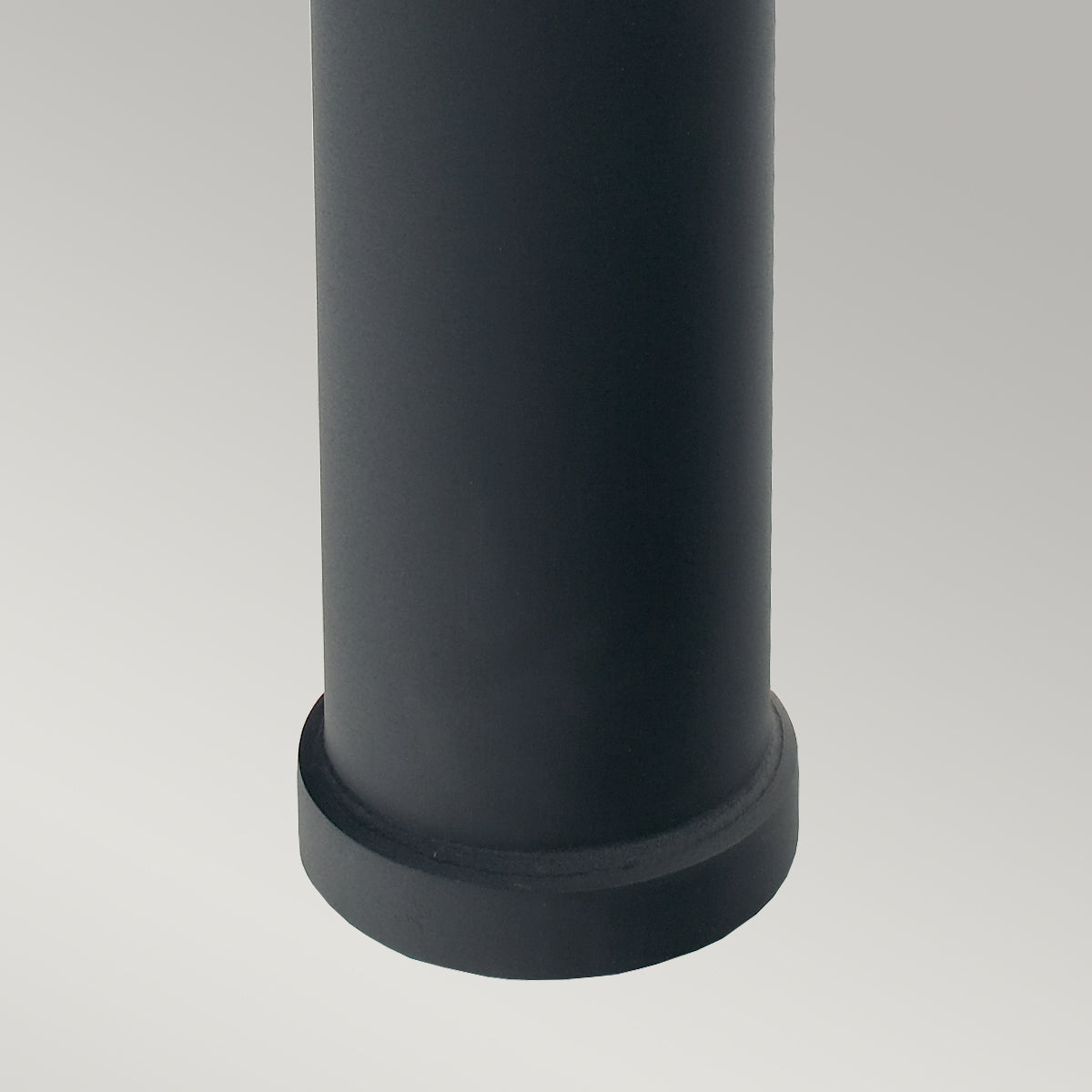 Alta Medium Black Bollard Light (E27 Socket)