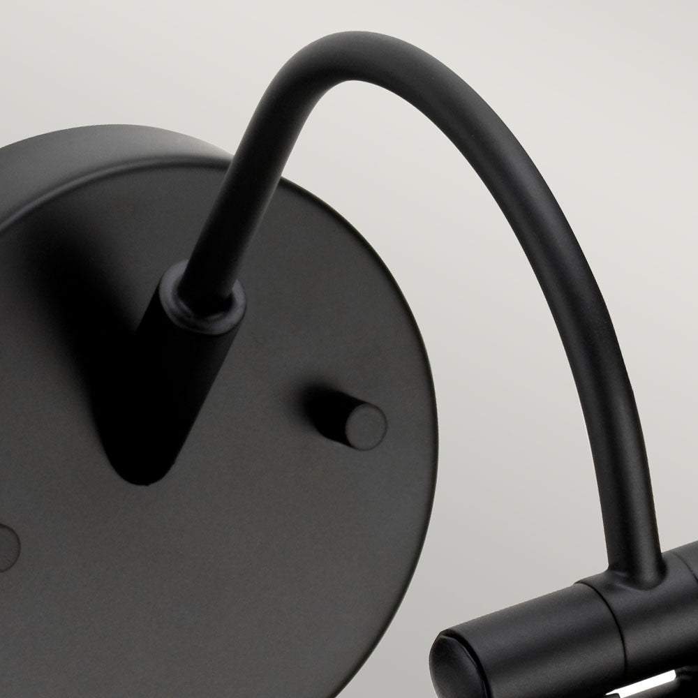 Alton Small Black LED Picture Light (Adjustable)