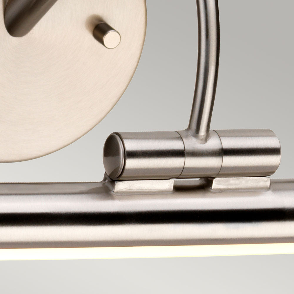 Alton Small Brushed Nickel LED Picture Light (Adjustable)