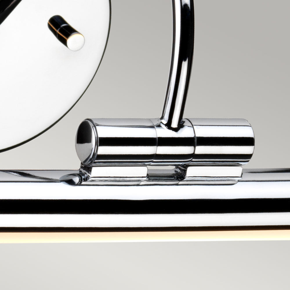 Alton Small Polished Chrome LED Picture Light (Adjustable)