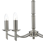 Patrinia 5 Light Dual Mount Pendant Satin Chrome