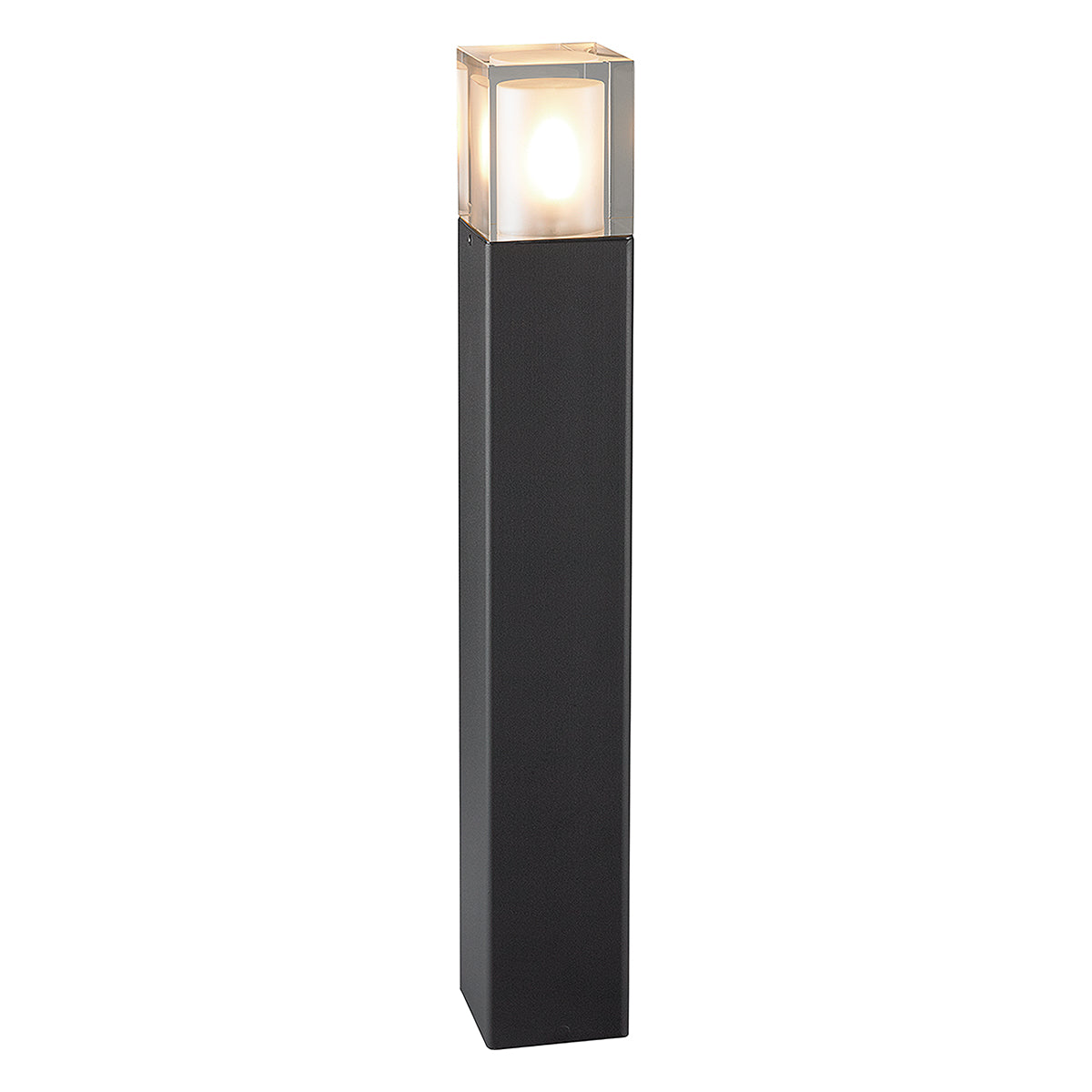 Arendal Large Modern Bollard Light (Black)