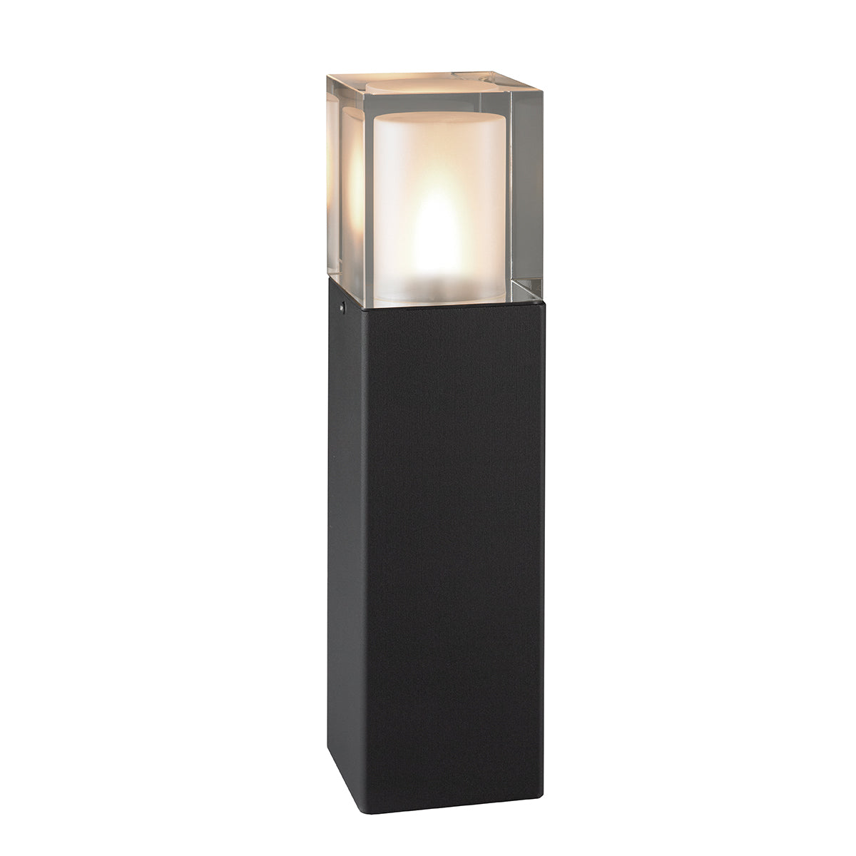 Arendal Medium Modern Bollard Light (Black)