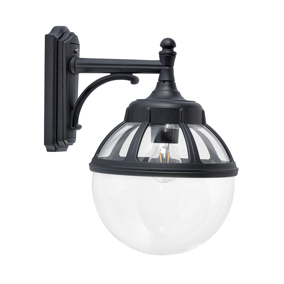 Bologna Black Downward Wall Light