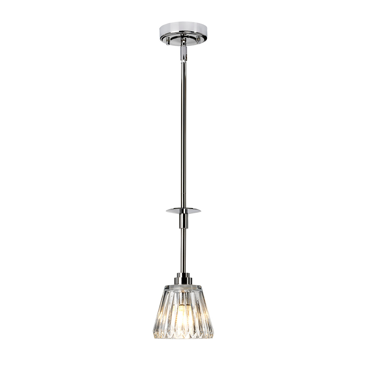 Agatha 1-Light Polished Chrome Pendant