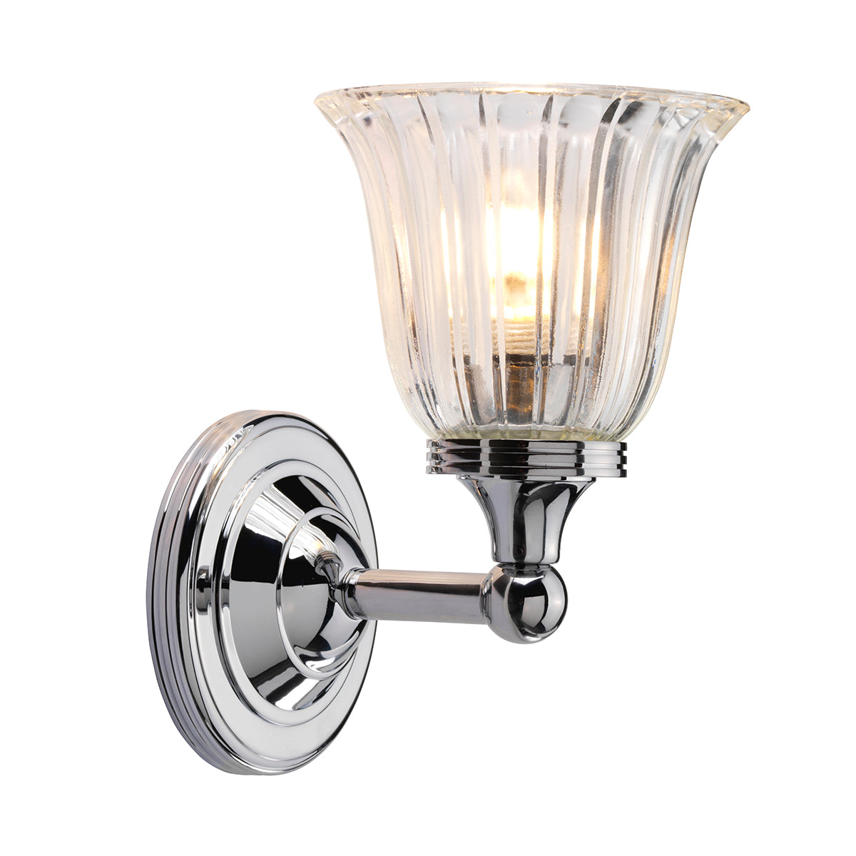 Austen 1-Light Polished Chrome Wall Light