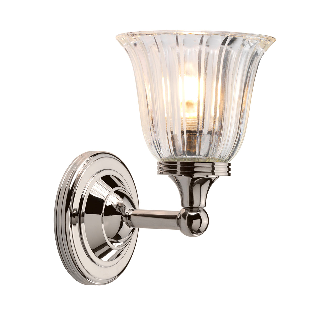 Austen 1-Light Polished Nickel Wall Light