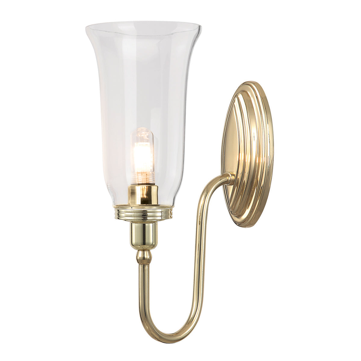 Blake 1-Light Polished Brass Wall Sconce