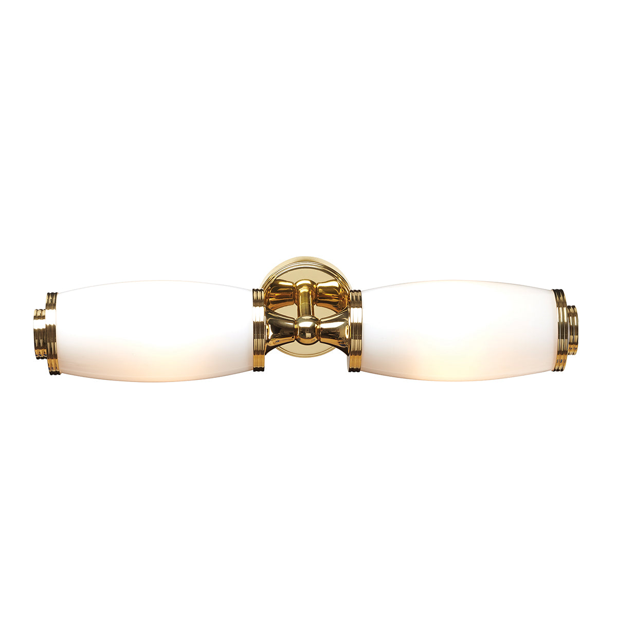 Eliot 2-Light Brass Wall Light (Polished Finish)