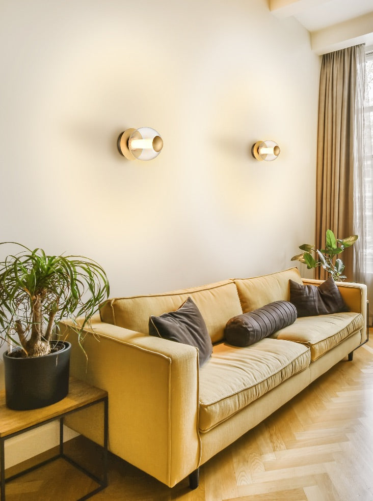 Beacon satin brass finish