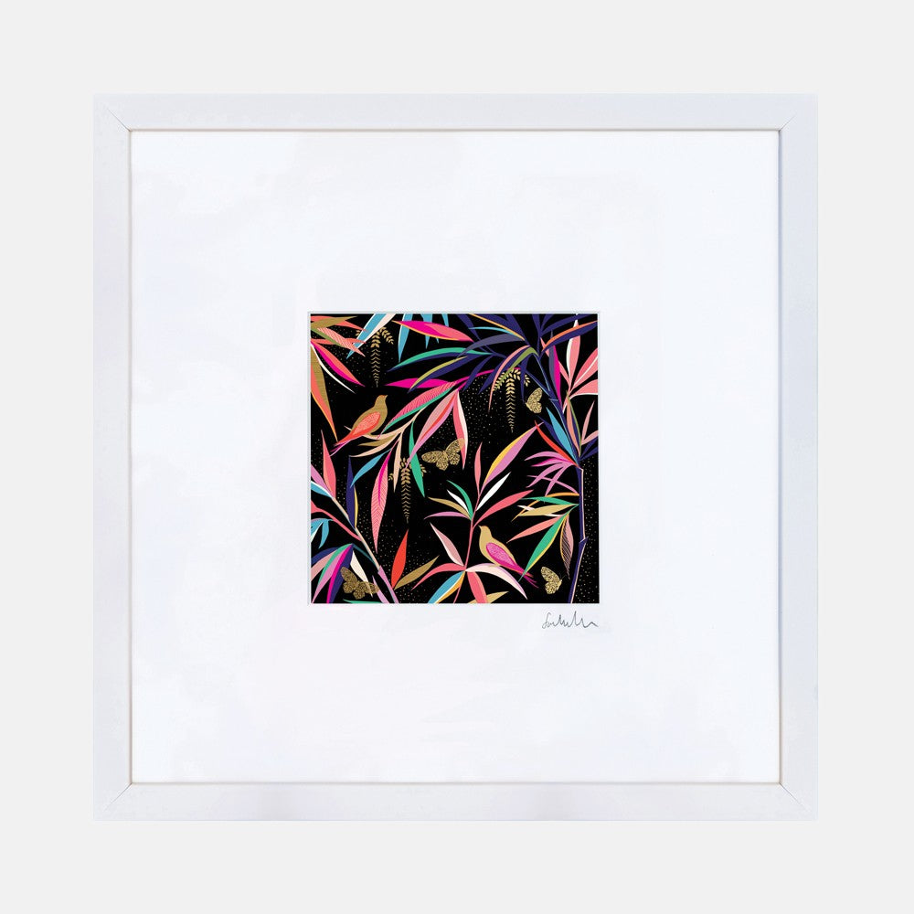 Black Bamboo Small Wall Art