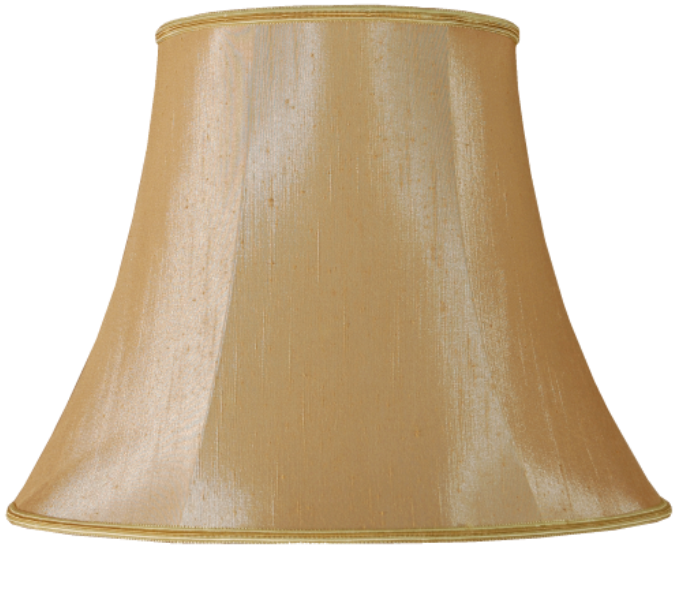 22" Bowed Empire Champagne Lamp Shade