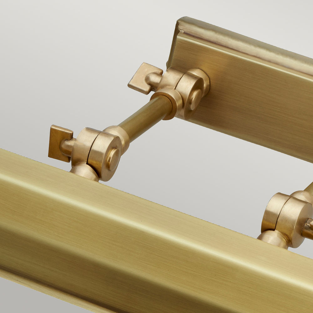 Chawton Large Adjustable Picture Light (Aged Brass)