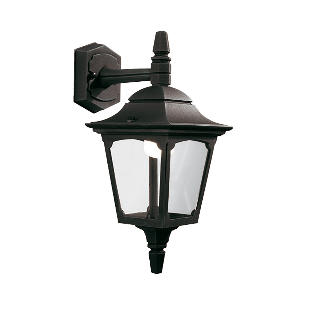 Chapel Black Mini Downward Wall Lantern