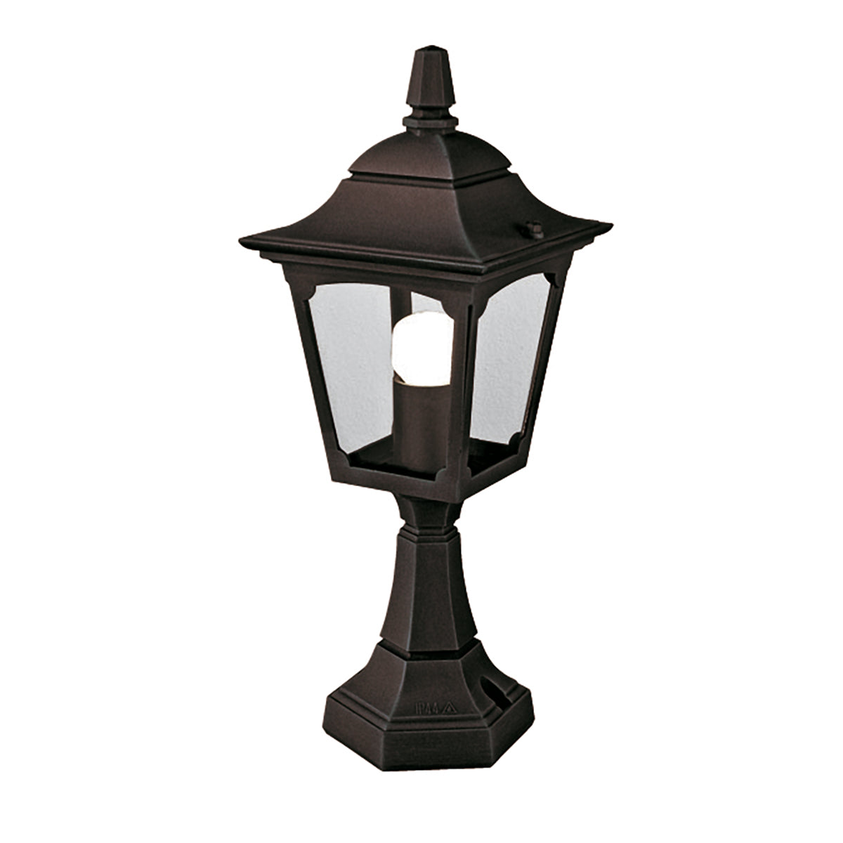 Chapel Black Mini Pedestal Lantern