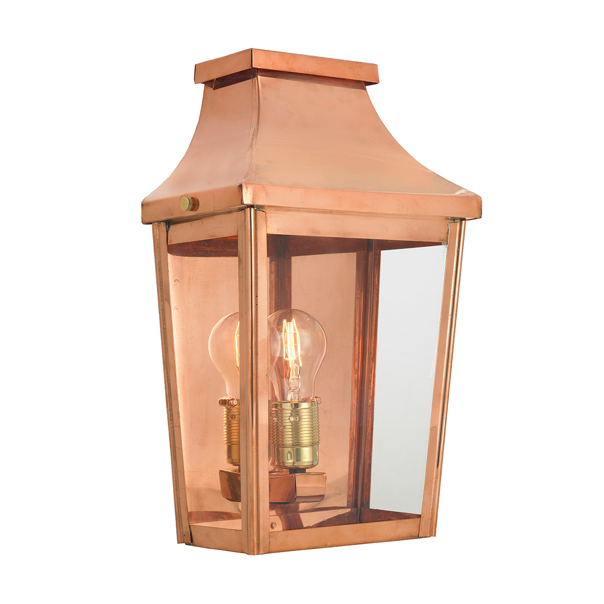 Chelsea 1-Light Large Copper Half Wall Lantern