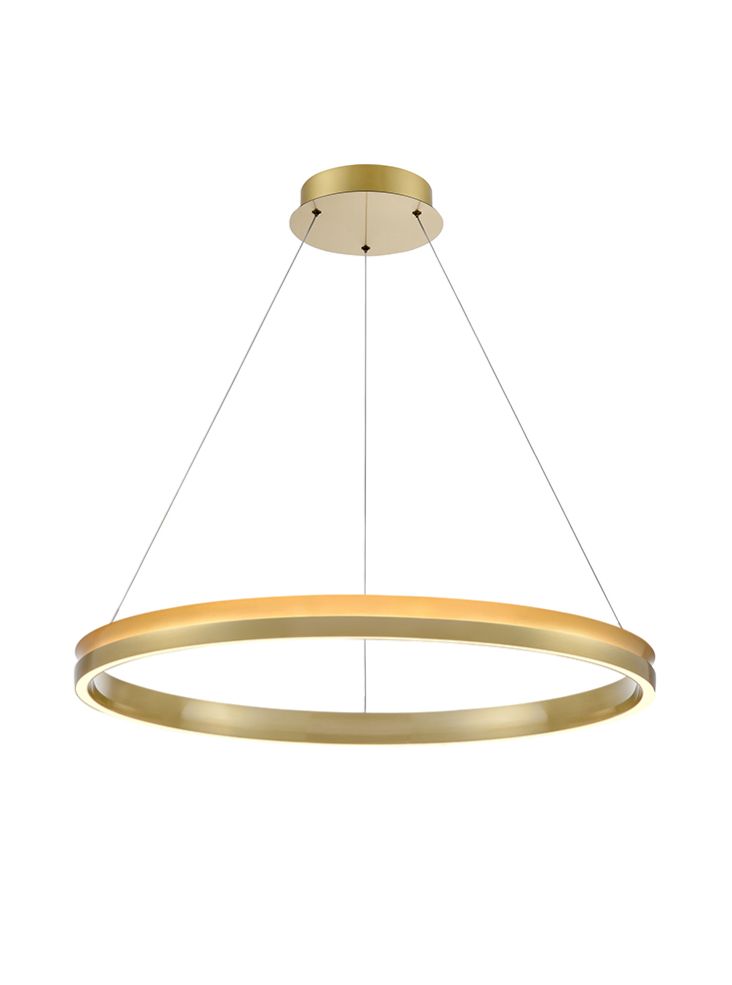 Eternity 800mm Satin Brass LED Pendant