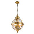 Adams 3-Light Pendant (Brushed Brass)