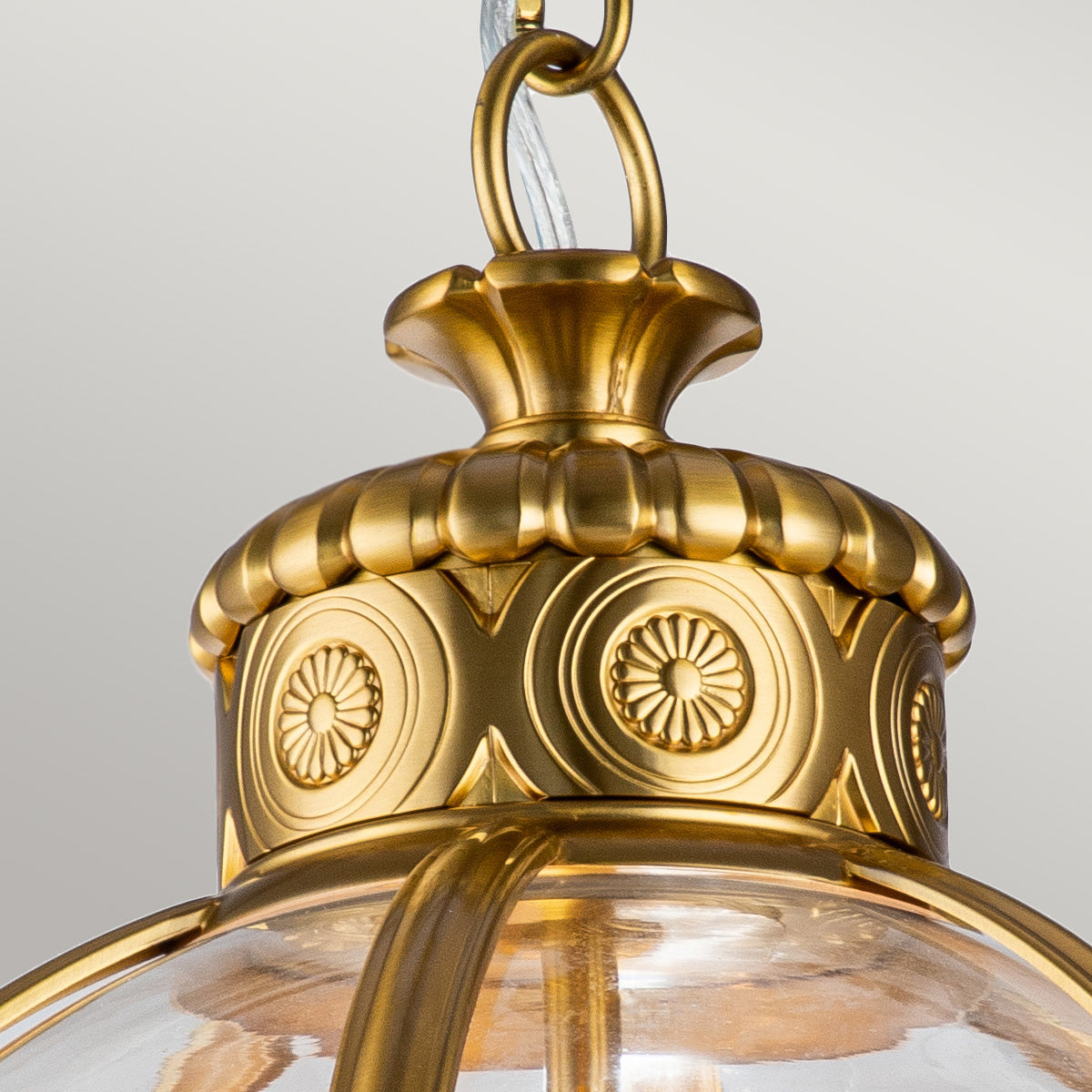 Adams 3-Light Pendant (Brushed Brass)