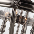 Adams 4-Light Pendant (Antique Nickel)