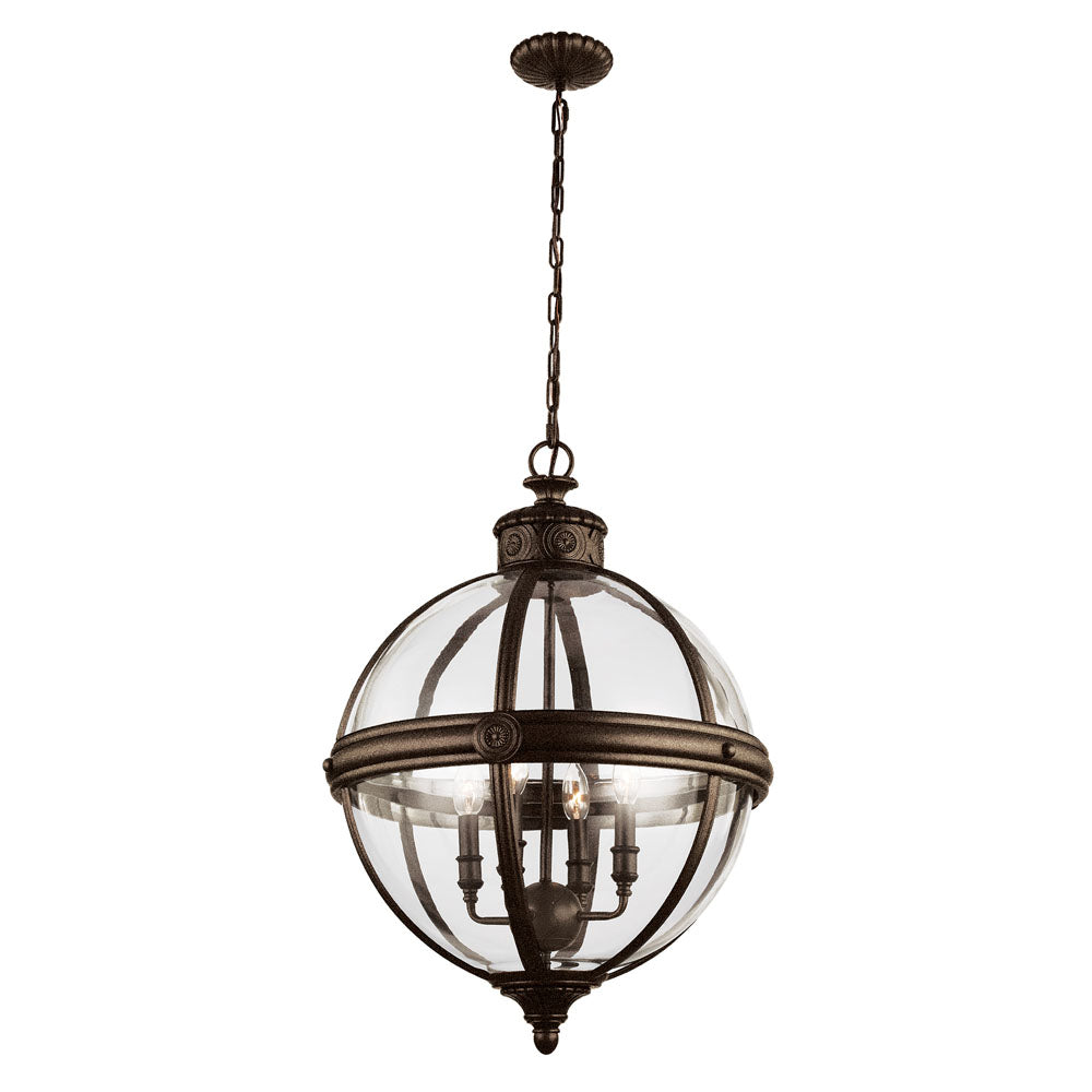 Adams 4-Light Pendant (British Bronze)